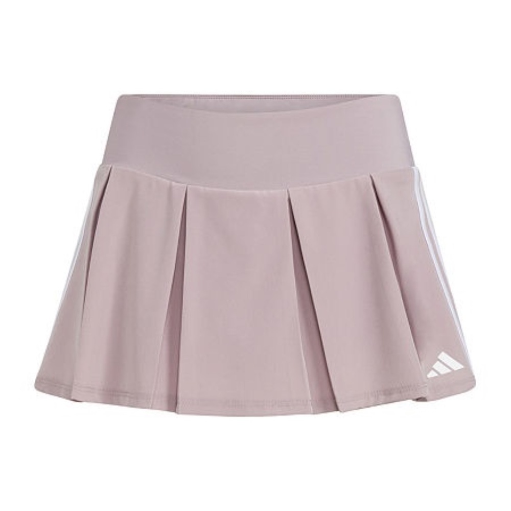 Girls 7-16 Adidas 3-Stripe Pleated Skort, Girl's, Size: XL, Preloved Fig